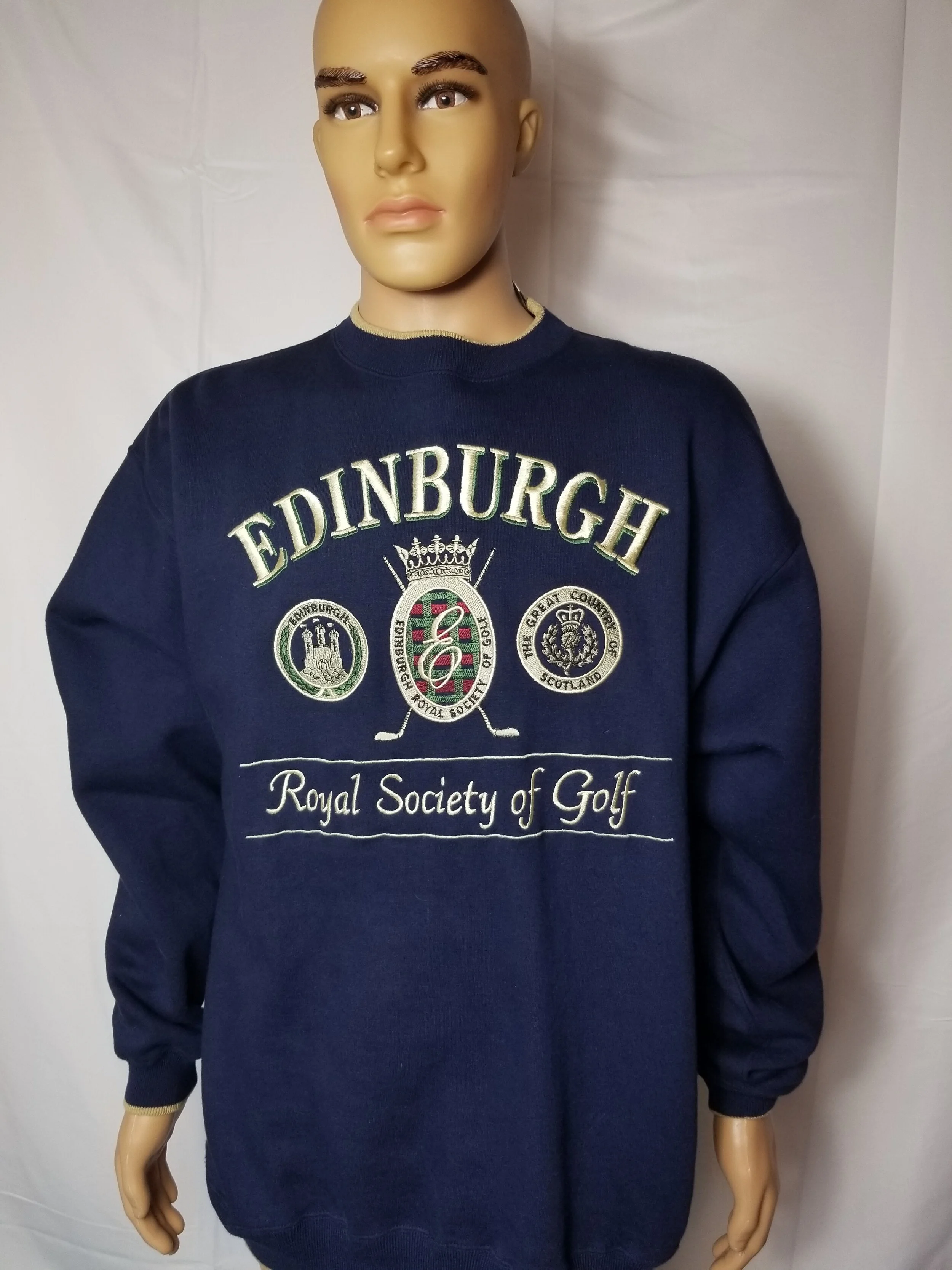 golf crewneck sweater