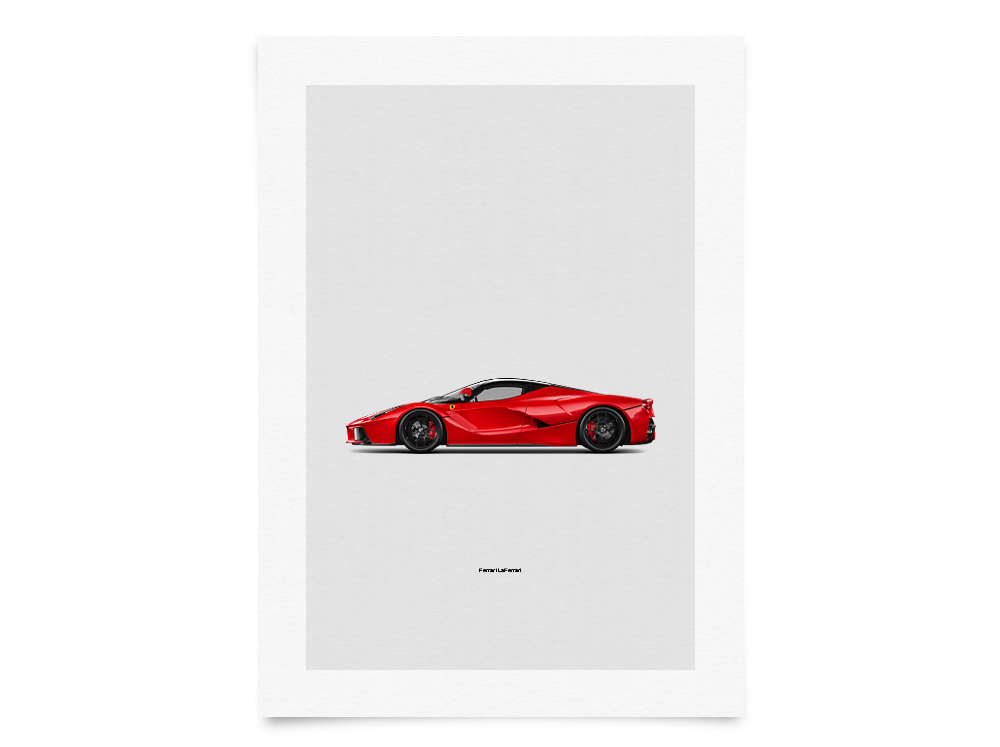 Ferrari Laferrari 488 Gtb Sport Auto Große Poster Wandkunst Aufdruck A4 A2 A1 A0 