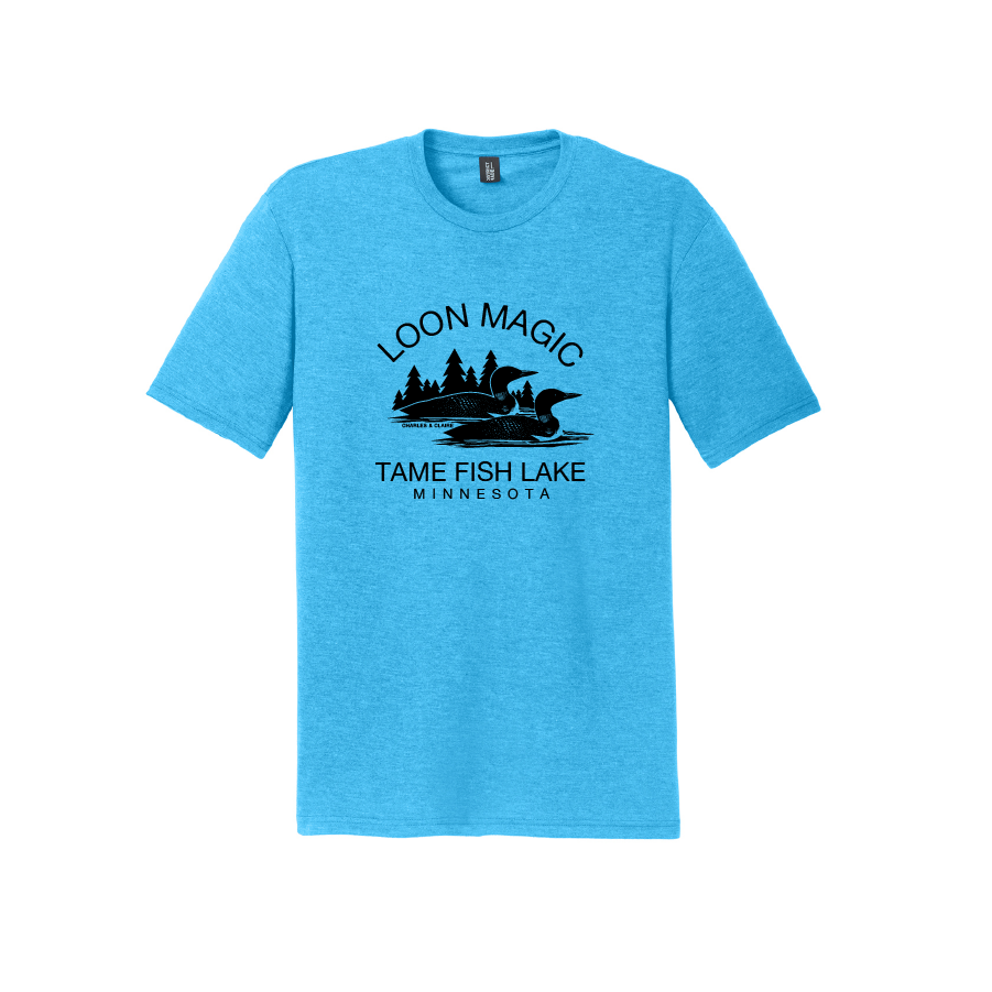Tri-blend T-shirt (4-colors) - Tame Fish — Red Threads llc