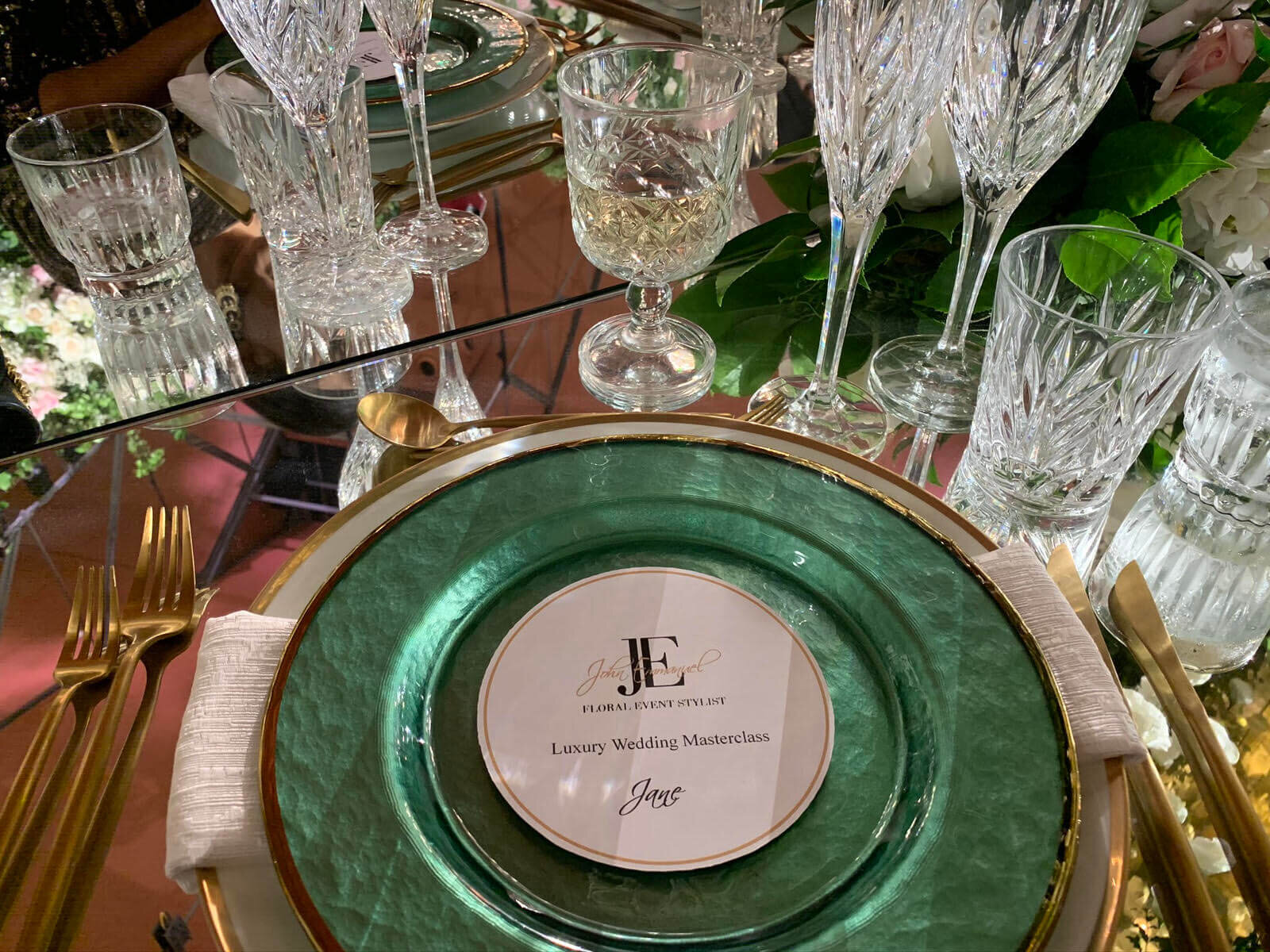Luxury 婚礼Masterclass - John Emmanuel Floral Event Stylist Event.
