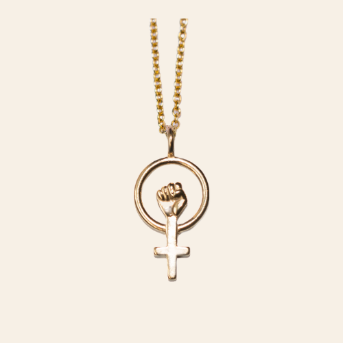Female Empowerment Necklace (silver or 
