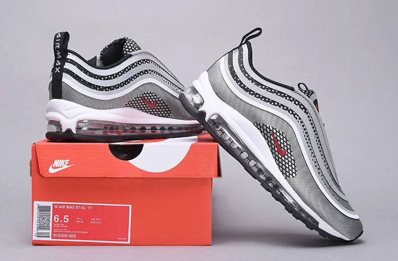 nike 97 silver red