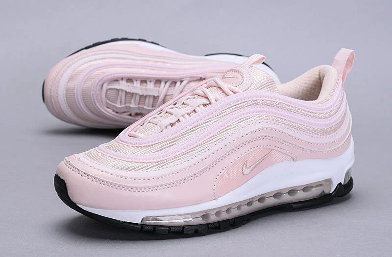 pink and white air max 97