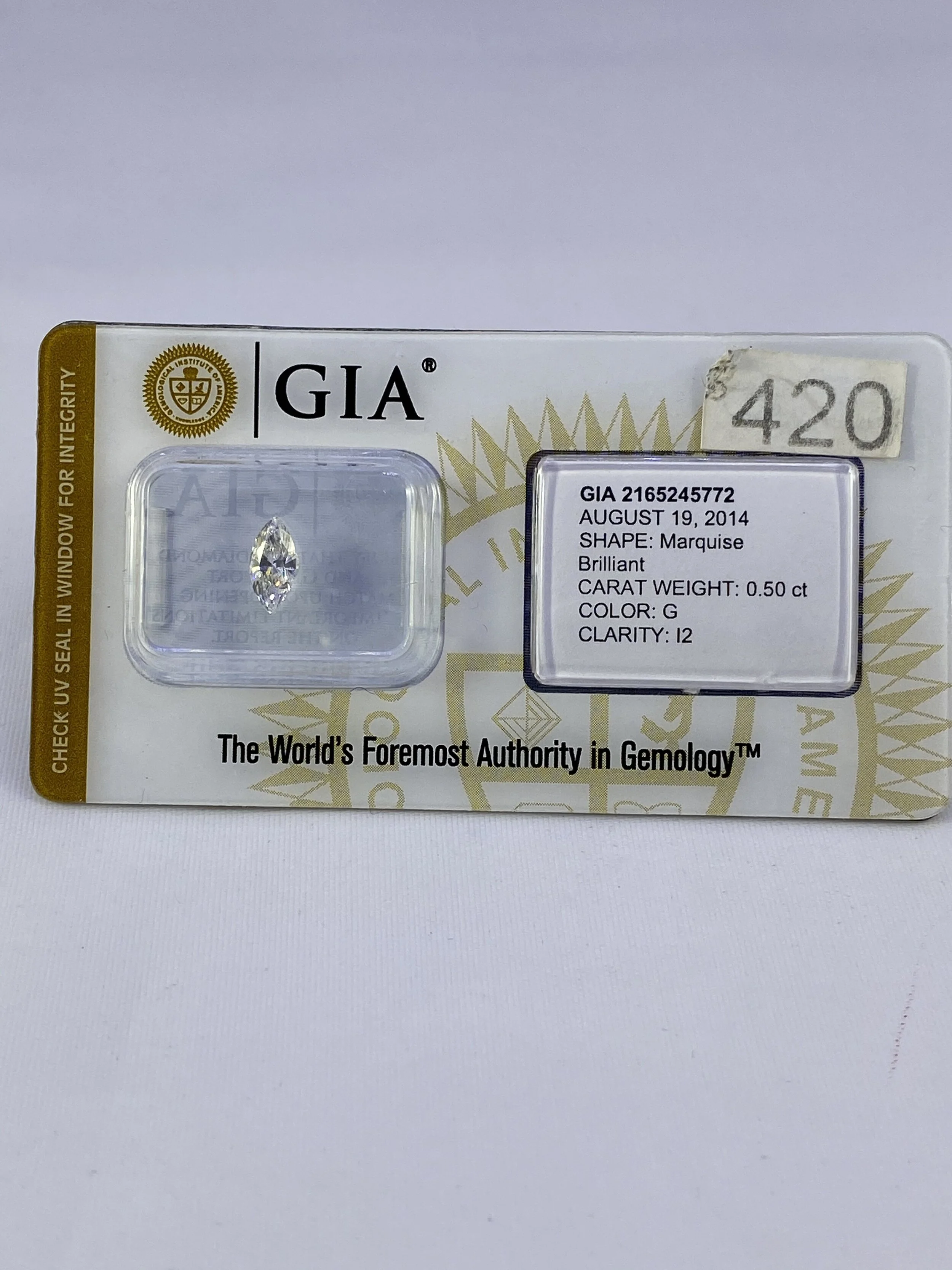 Gia shop sealed diamonds
