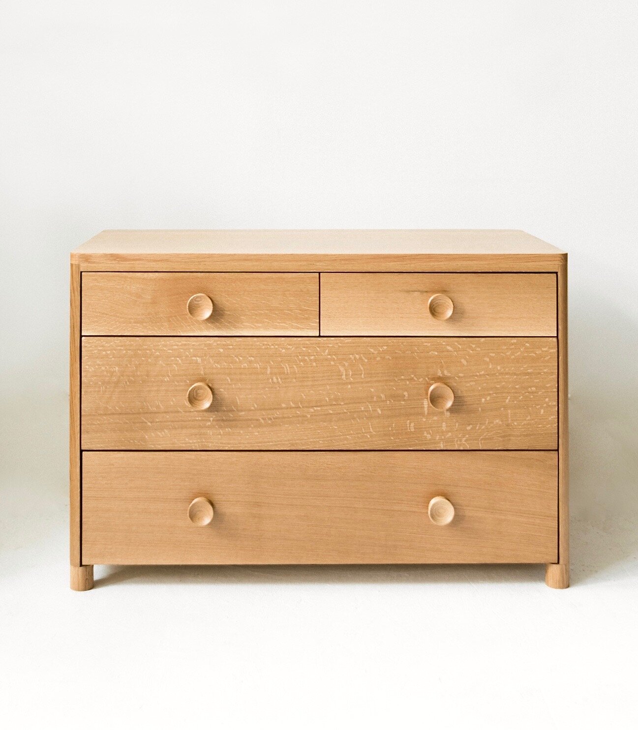 Clio Rift Sawn Oak Modern Dresser Doorman