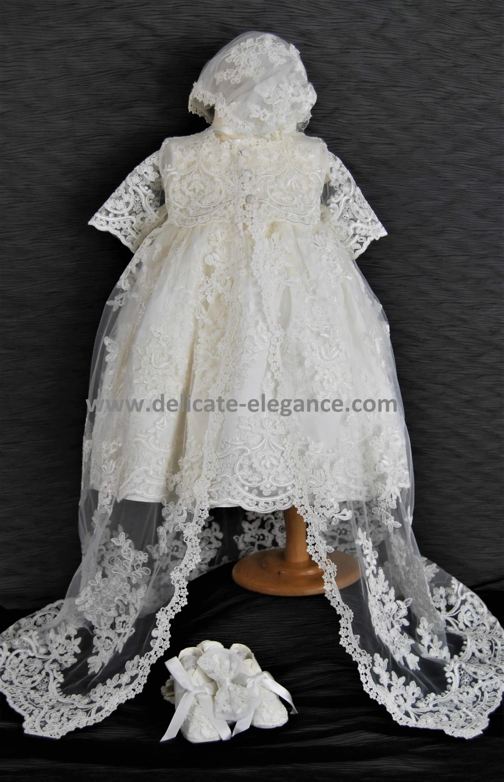 delicate elegance christening wear