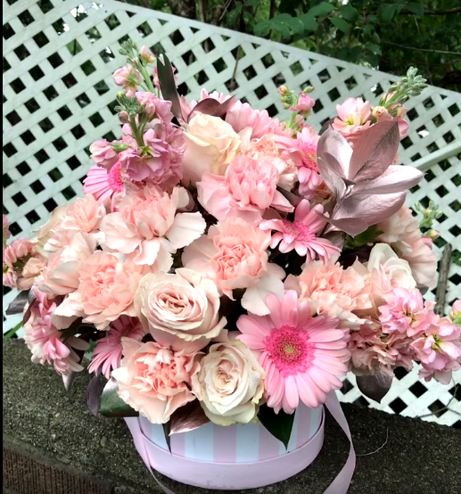 All Pink Flower Arrangement — AB BLOOMS | FRESH FLORAL DESIGN