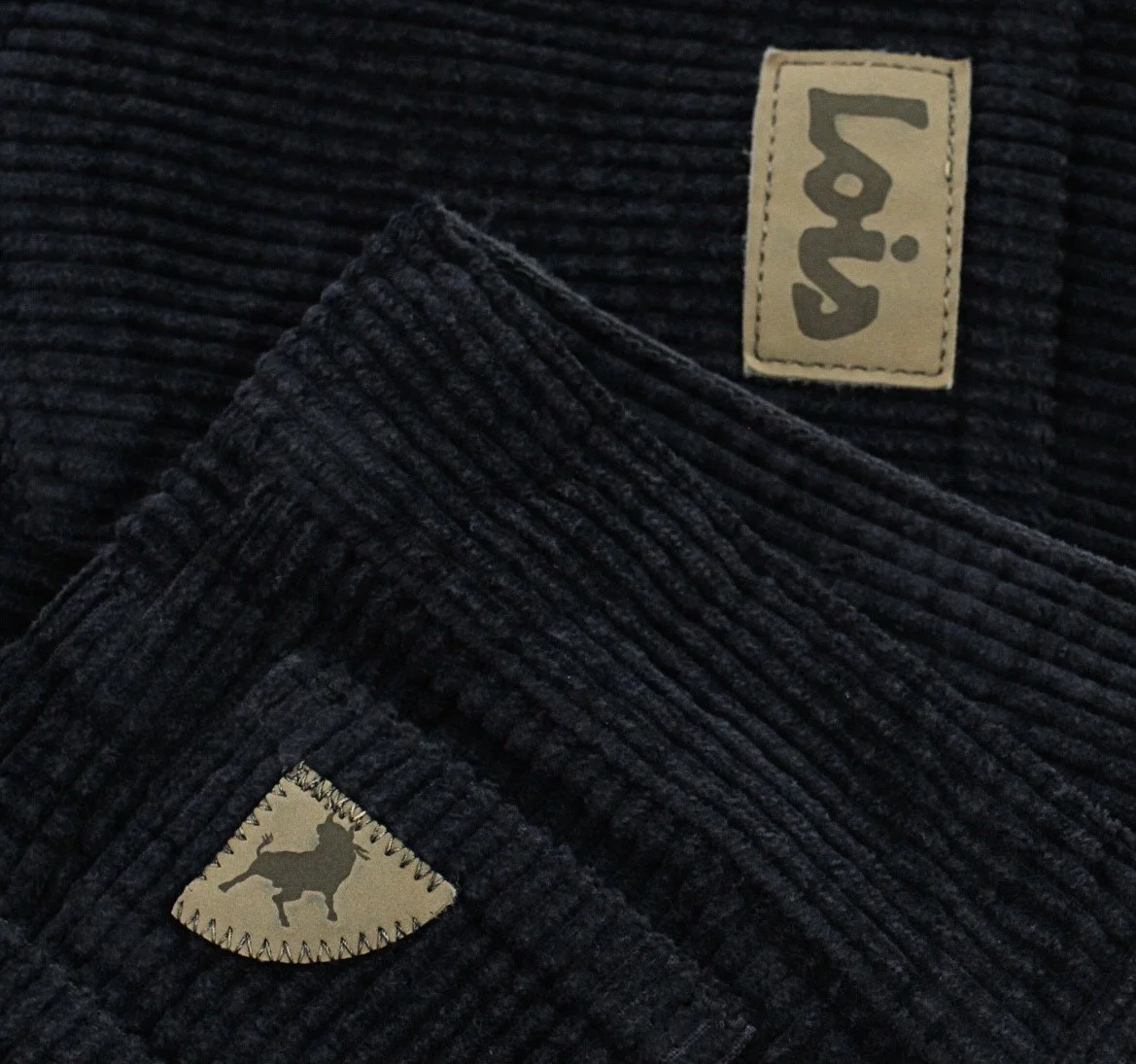 Lois 'New Dallas' Jumbo Cord Navy 
