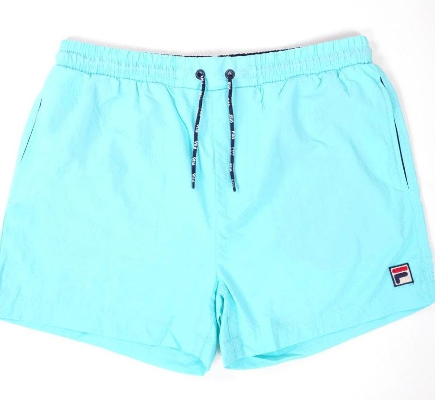 FILA VINTAGE "Artoni " Swim-Shorts-ARUBA BLUE — Arcade Mens Clothing