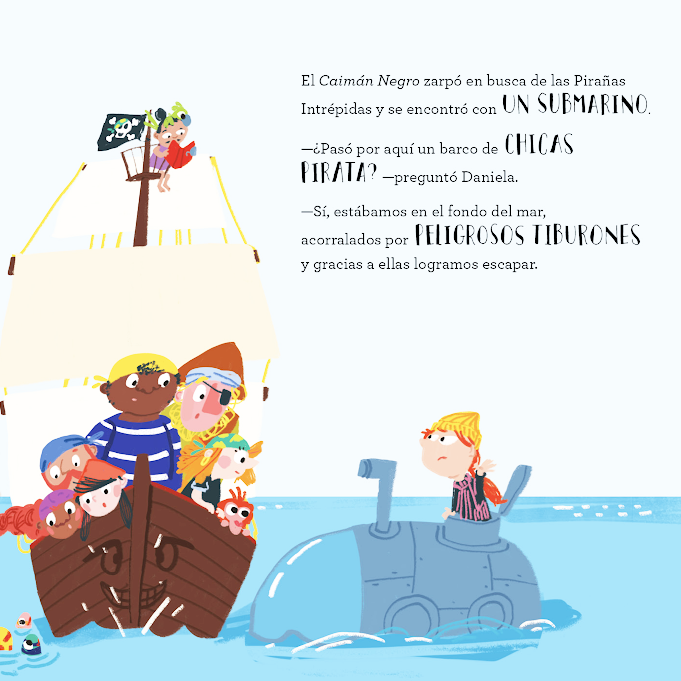 Daniela Y Las Chicas Piratas Cuentamelo Children Books In Spanish Online Store Uk