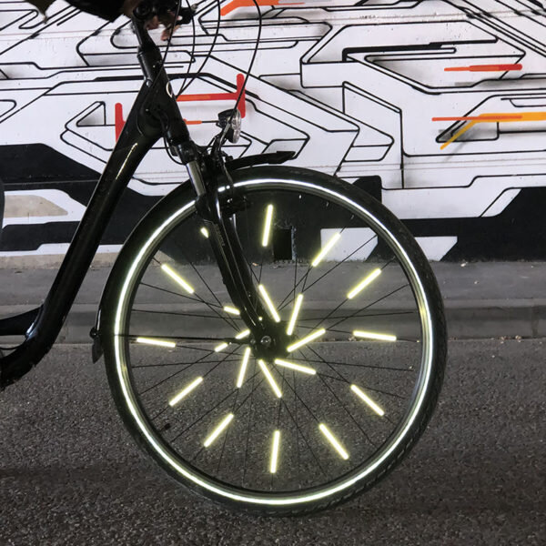 REFLECTEURS couleur ARGENTÉ pour rayon de vélo by Rainette — Twins
