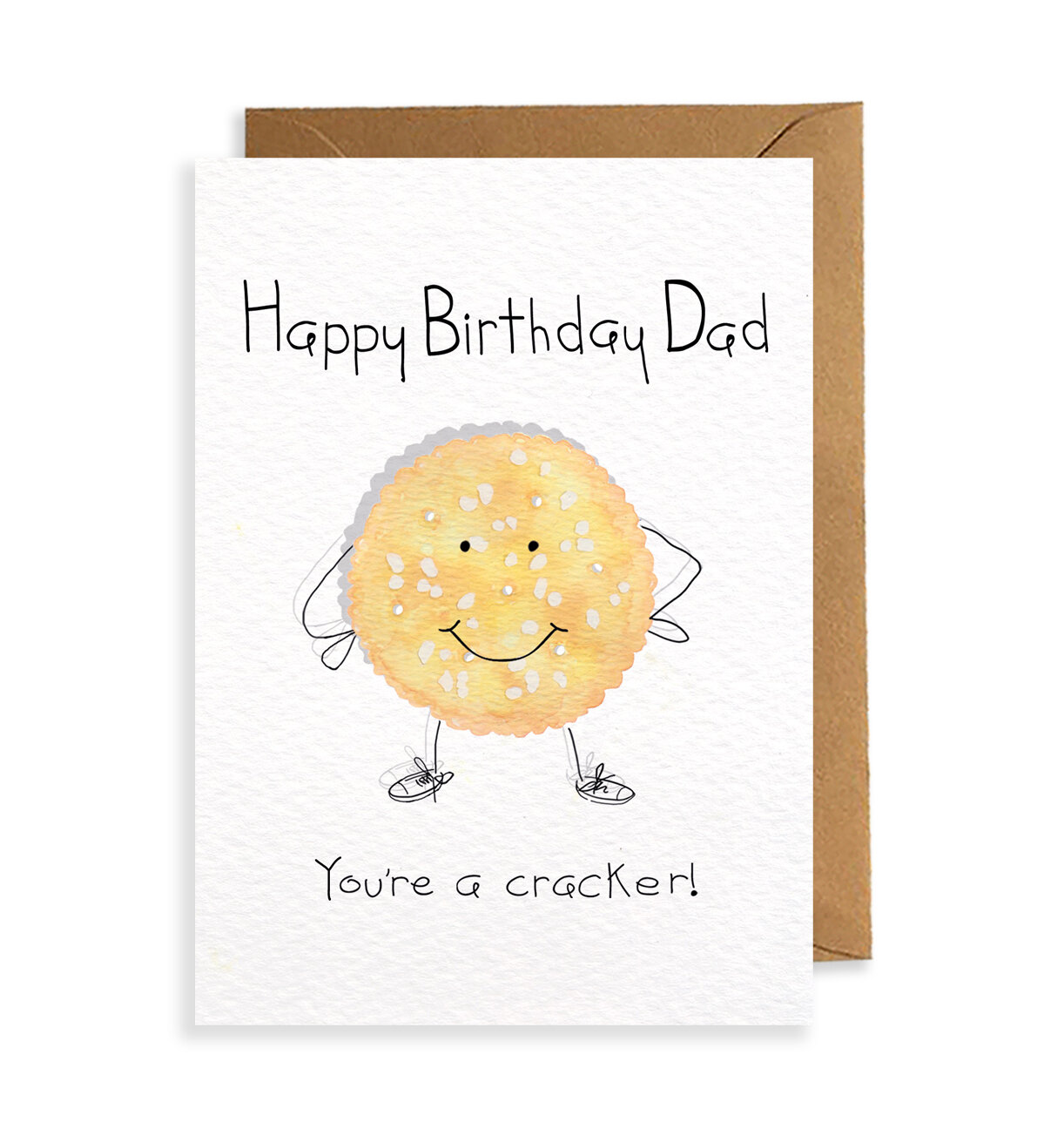 Happy Birthday Dad Card, 'Dad Your A Cracker' — BEXI CARDS STATIONERY
