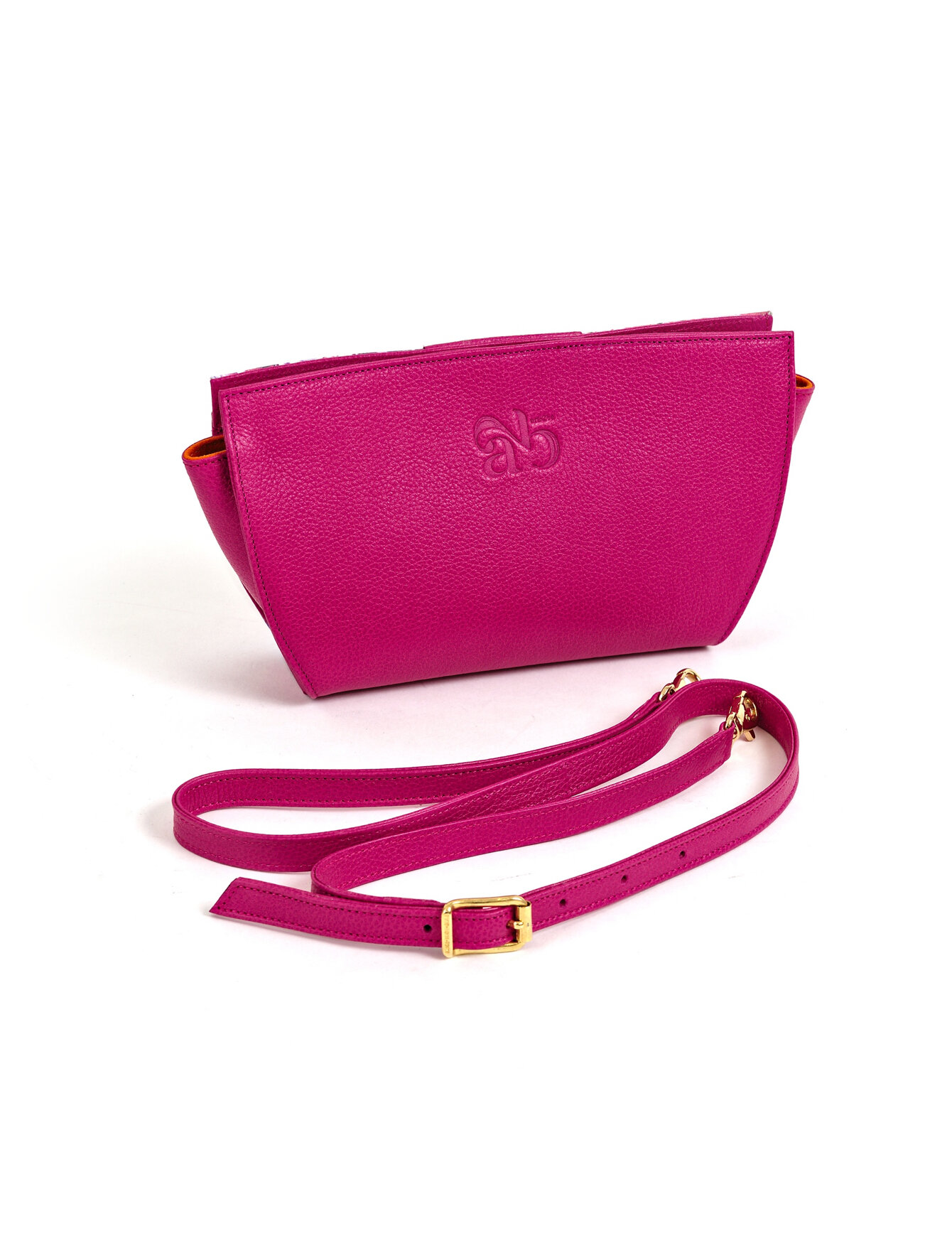 fuchsia clutch bag