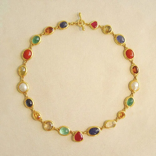 9 stone necklace deals