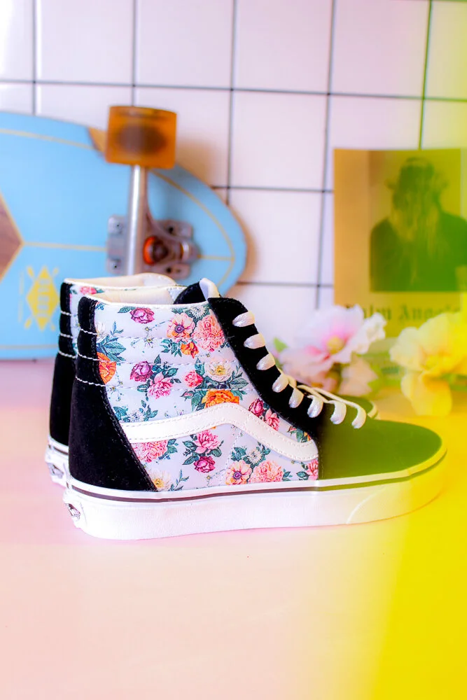 vans sk8 hi fleur