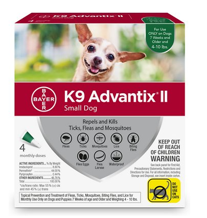 advantage 2 for small dogs