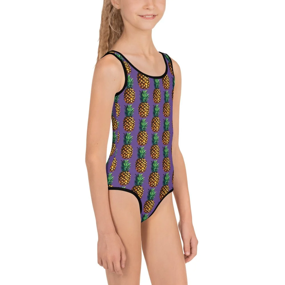 Kids pineapple hotsell swimsuit