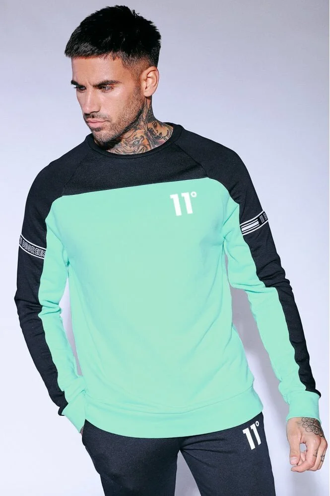 11 degrees green hoodie
