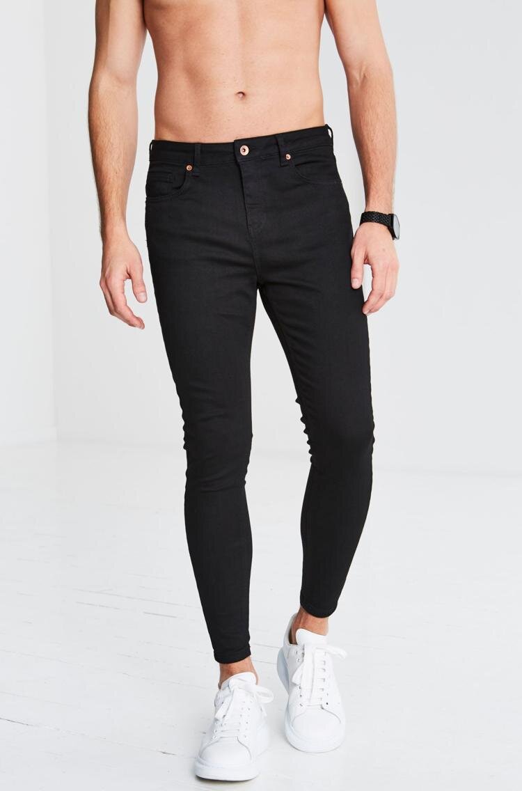 Pre London non rip Jeans - Black — Avanti Jeanswear