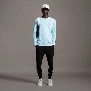 Scott Crew Neck Sweatshirt - Light Blue 