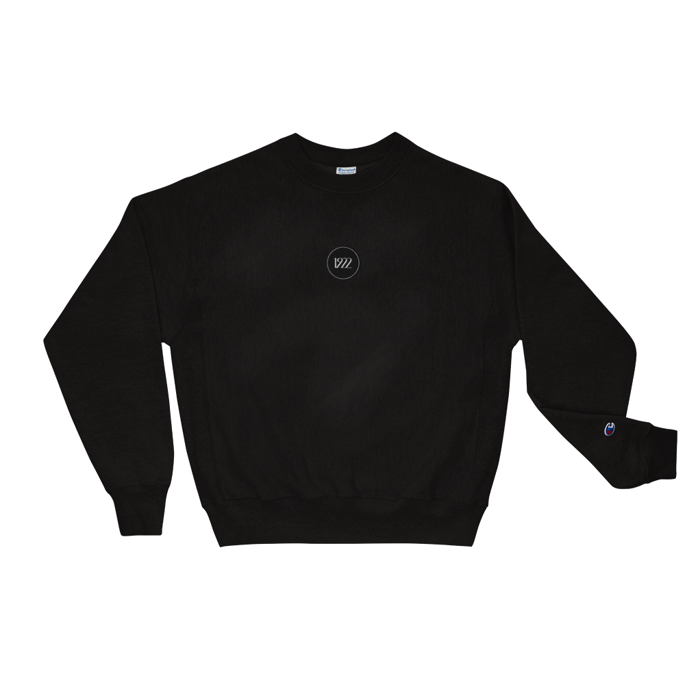 1922 Embroidered Champion Sweatshirt — 1922 Cannabis