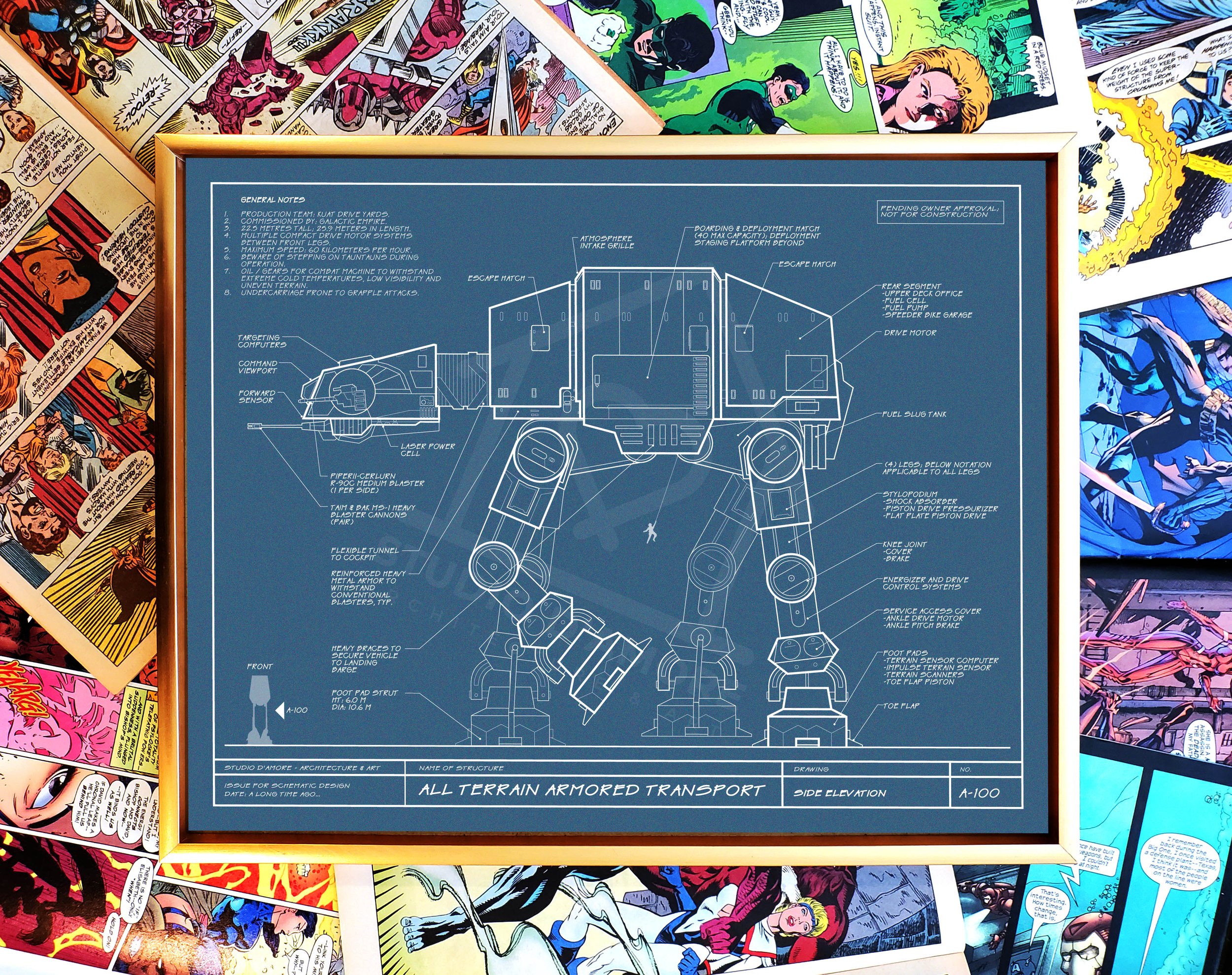 Avengers Tower Art Print — STUDIO D'AMORE