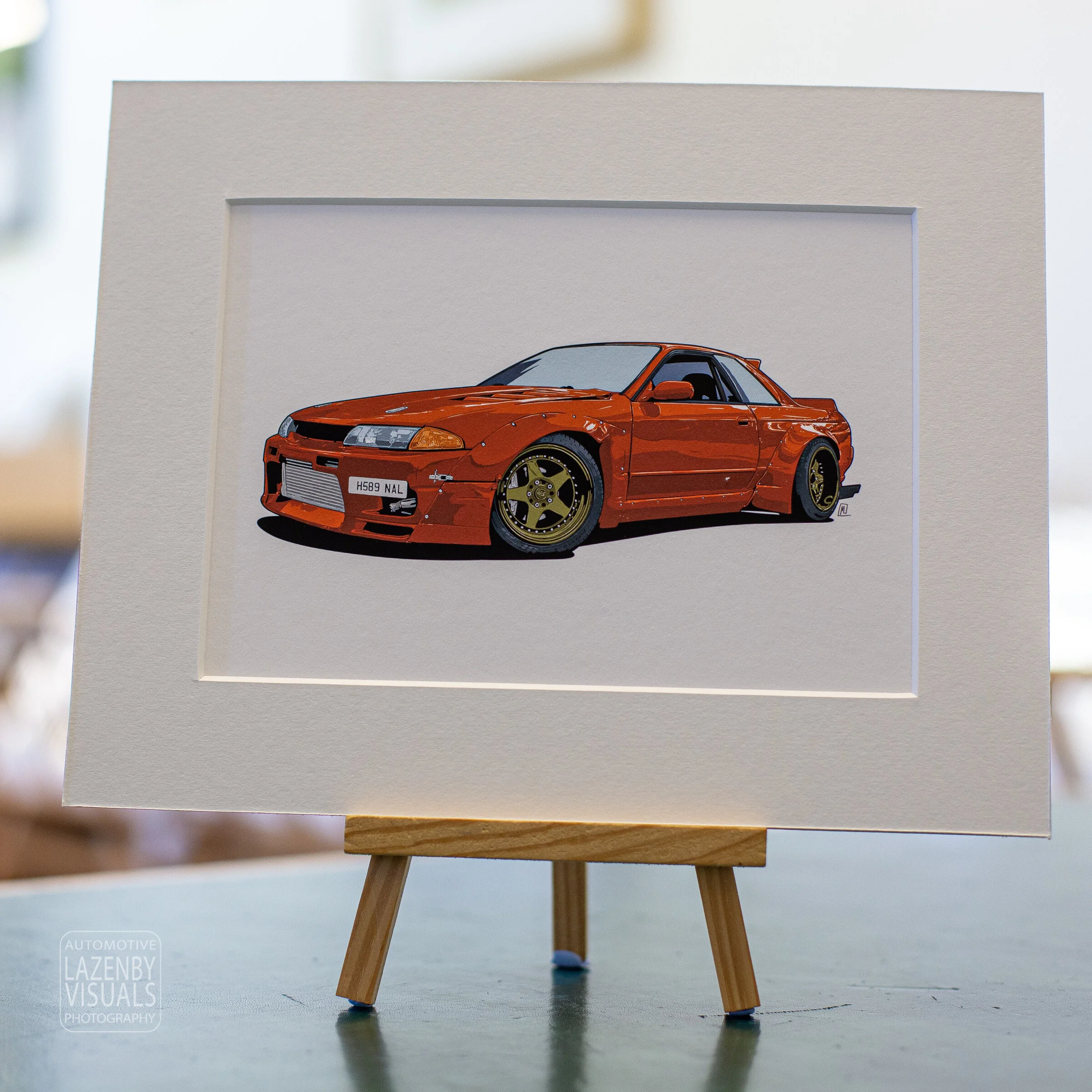 Nissan Skyline Gtr R32 R34 Open Edition Super Car Artwork Print Different Sizes Available Lazenby Visuals