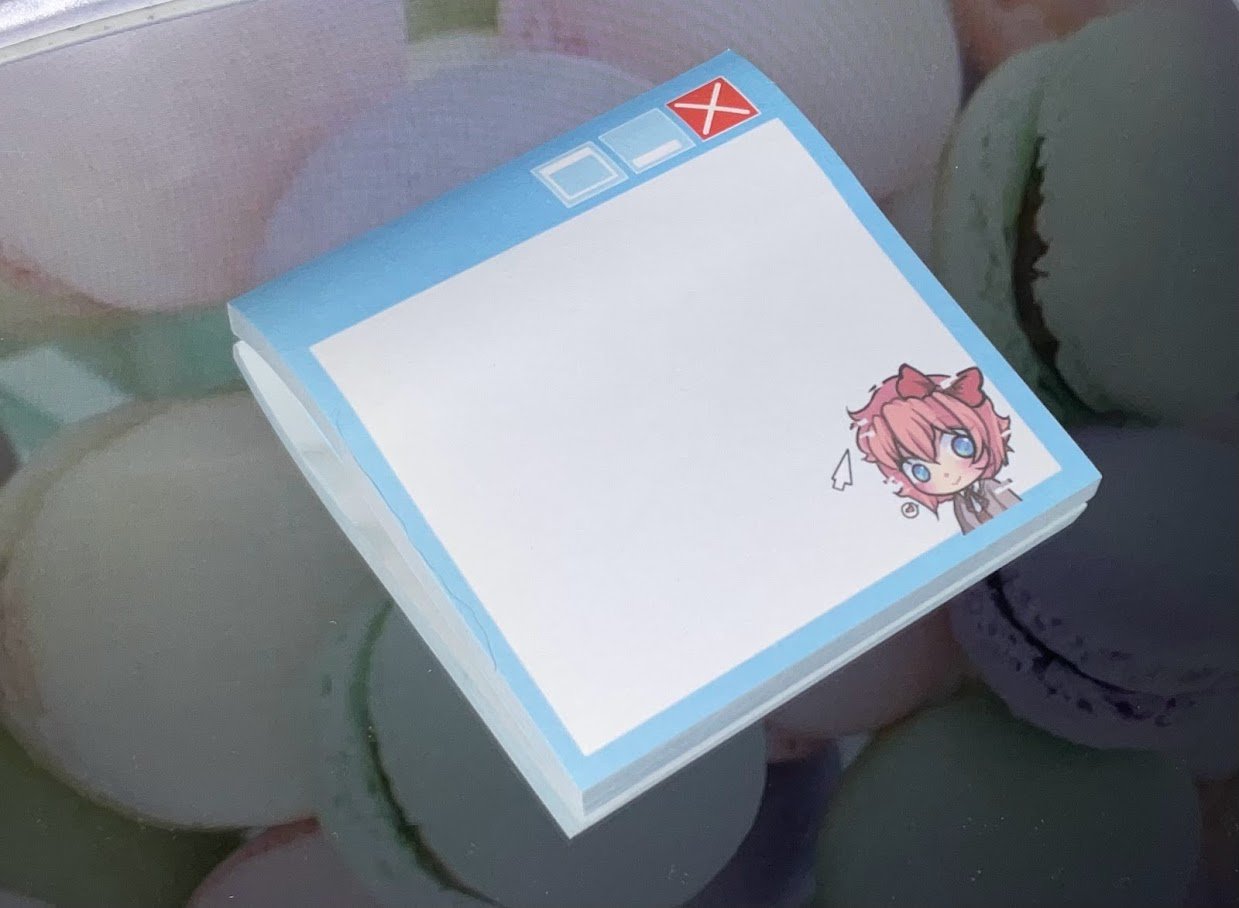 Doki Doki Literature Club 3 Sticker Sheets 