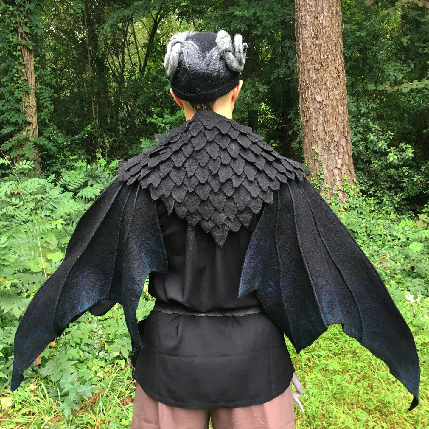 Unisex wing and cape set — Miss Fitt & Co. ~ Moss Fête