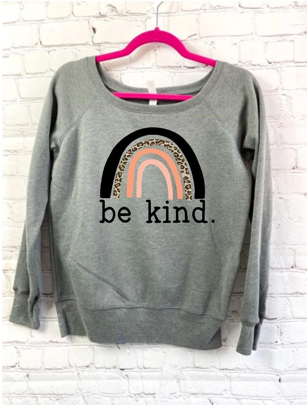 bella off the shoulder sweatshirt