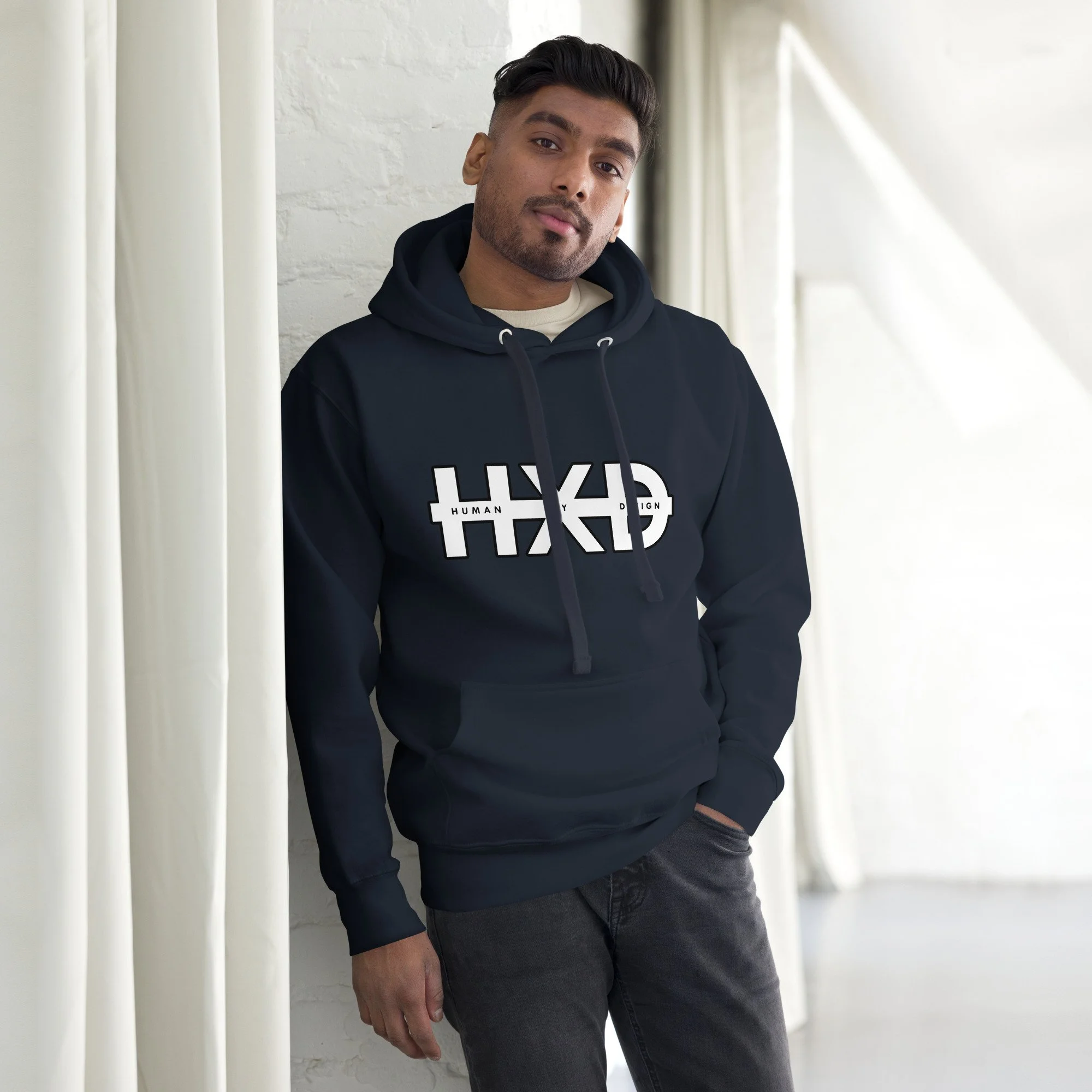 Black white human sales hoodie