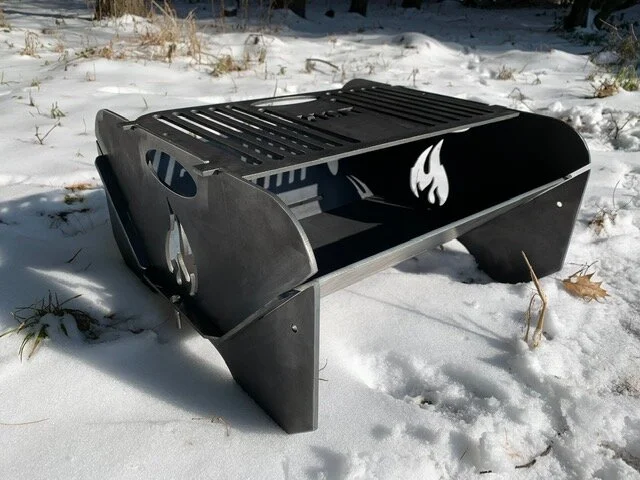 Standard Collapsible Fire Pit And Grill Free Shipping Chiasson