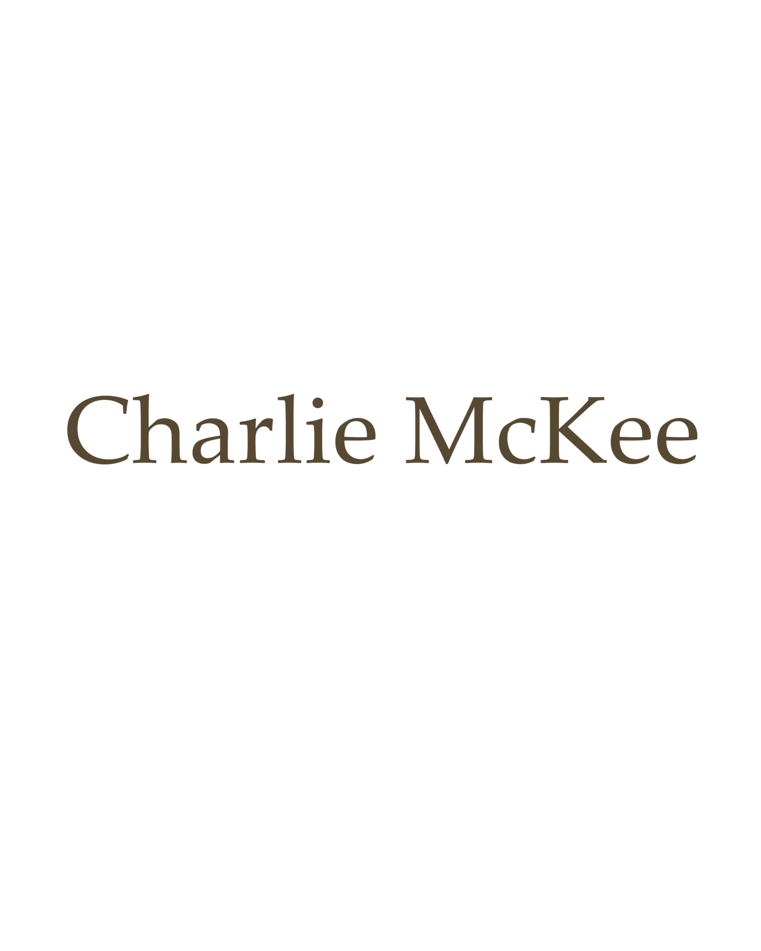 Charlie McKee