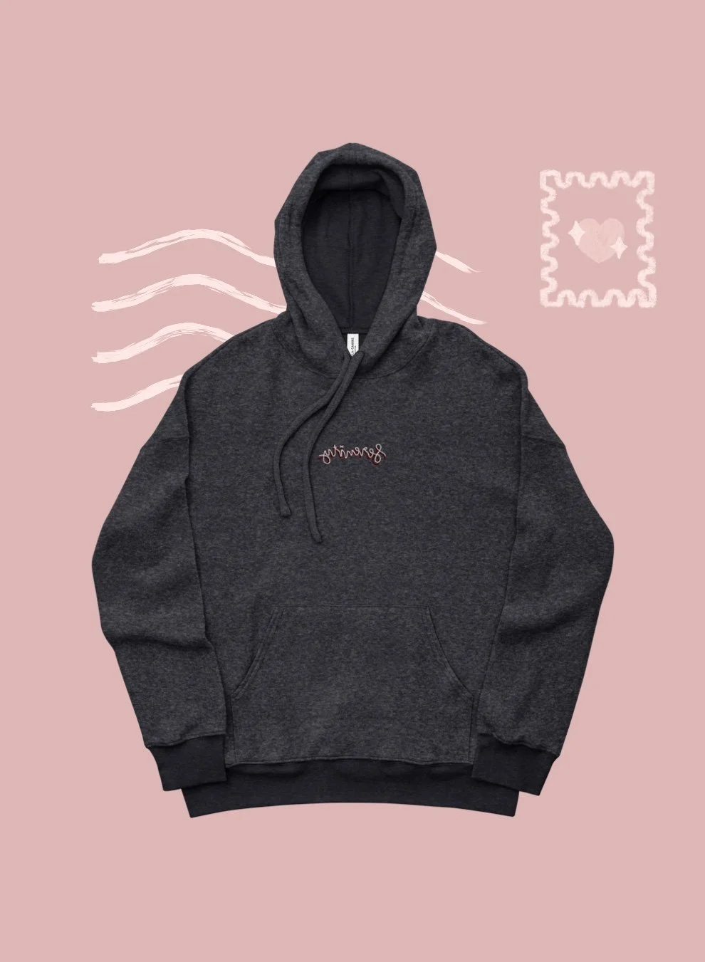 Serenity x unisex fluffy hoodie w 