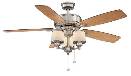 Waterton II 52 in. Brushed Nickel Ceiling Fan Replacement Light Kit Waterton II 52 in. Brushed Nickel Ceiling Fan Replacement Light Kit