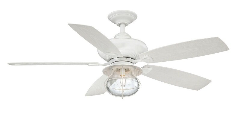 Sailwind II 52" Indoor/Outdoor Oil-Rubbed Bronze Ceiling Fan with Wall Control