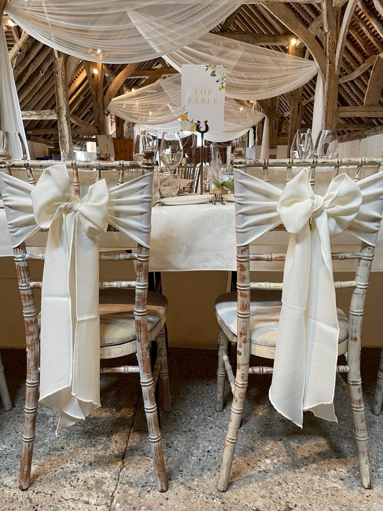 Wedding Chair Sash Ideas 60 Photos Astyledwedding