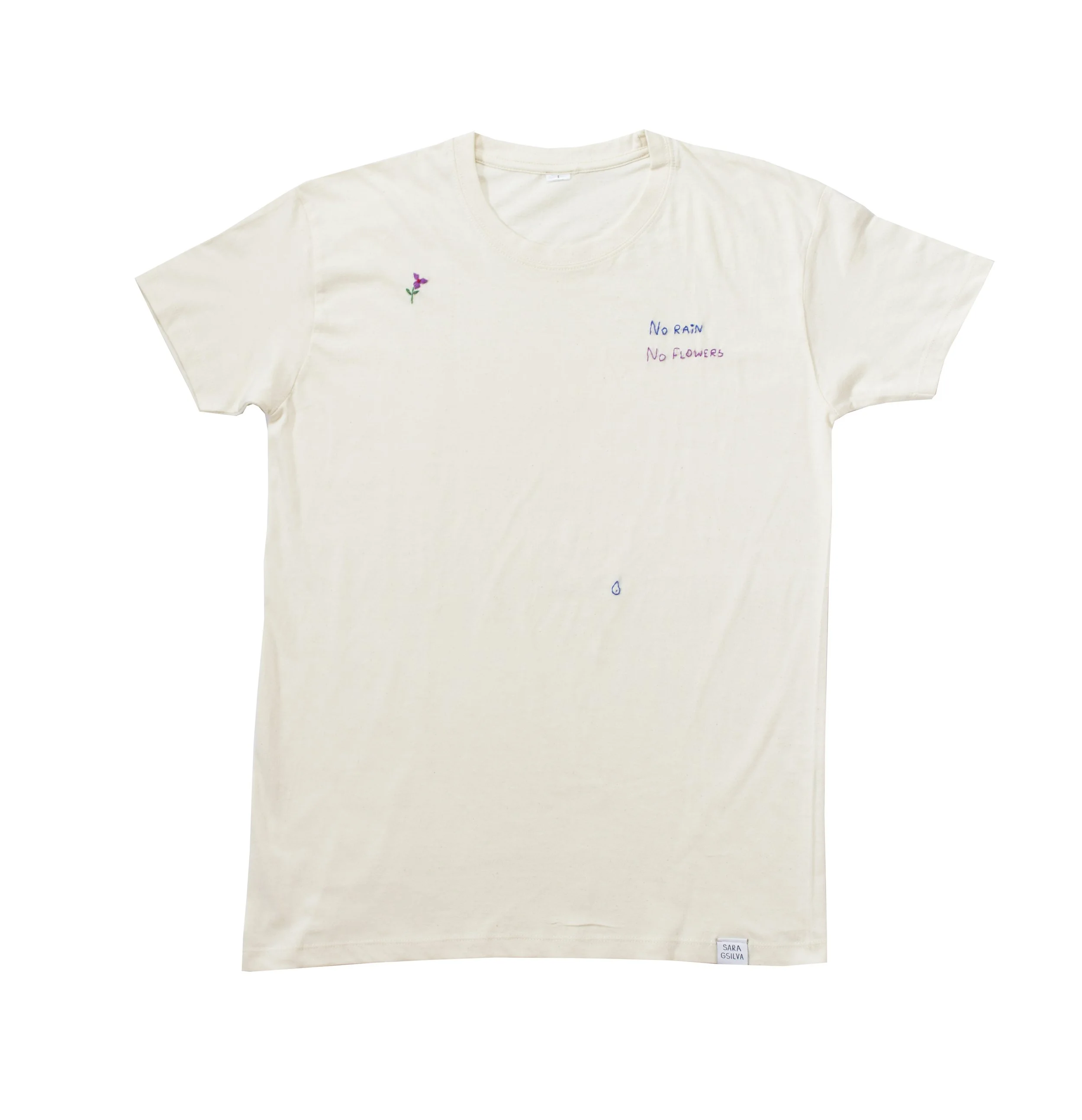 No Rain No Flowers T-shirt — Sara Gsilva