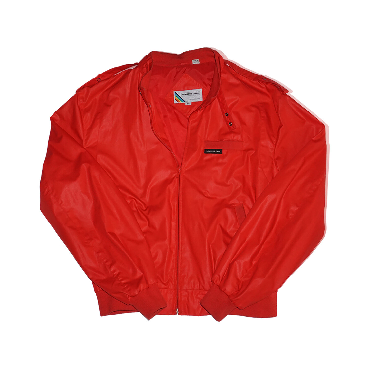 Vintage Cherry Red Members Only Jacket — Too Hot Vintage