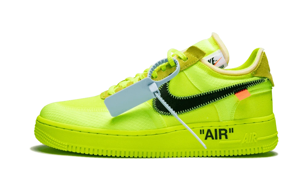 yellow air force 1 off white