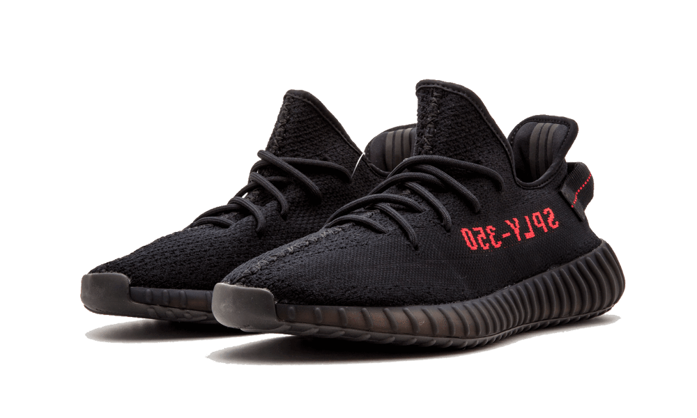 black and red yeezy boost 350 v2