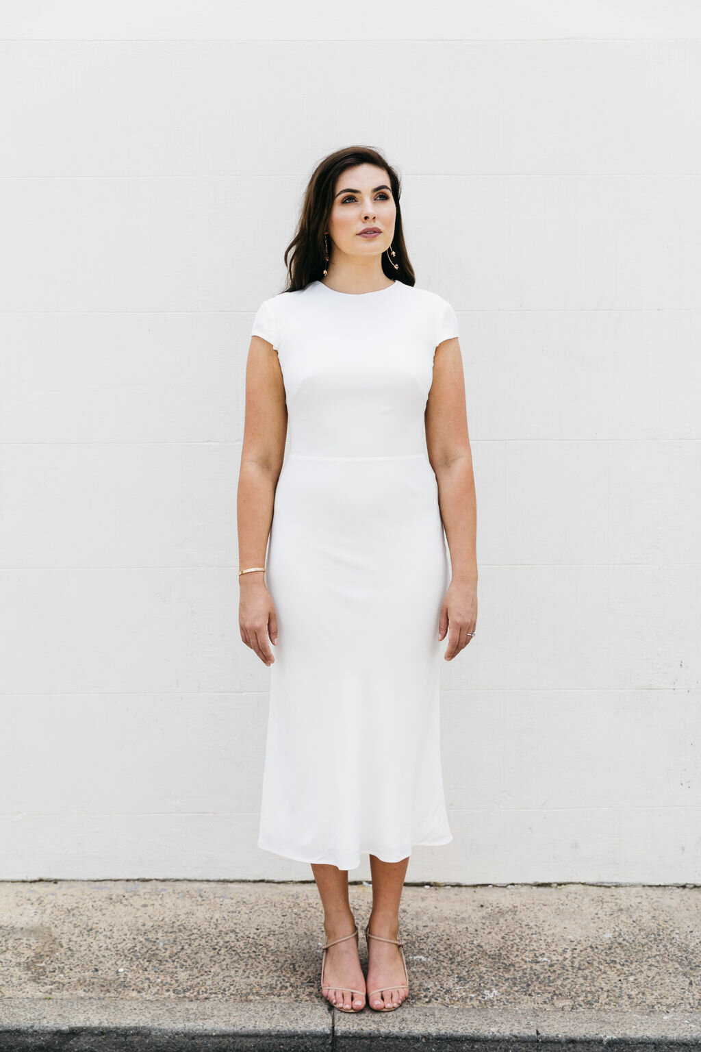 Cap sleeve Midi Dress — FIONA CLAIRE