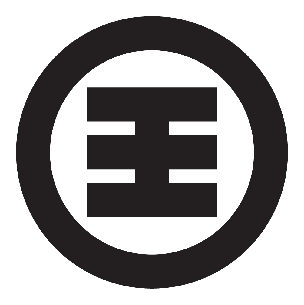 A minimalist icon of a martial arts dojo- hinting at discipline and hidden power
