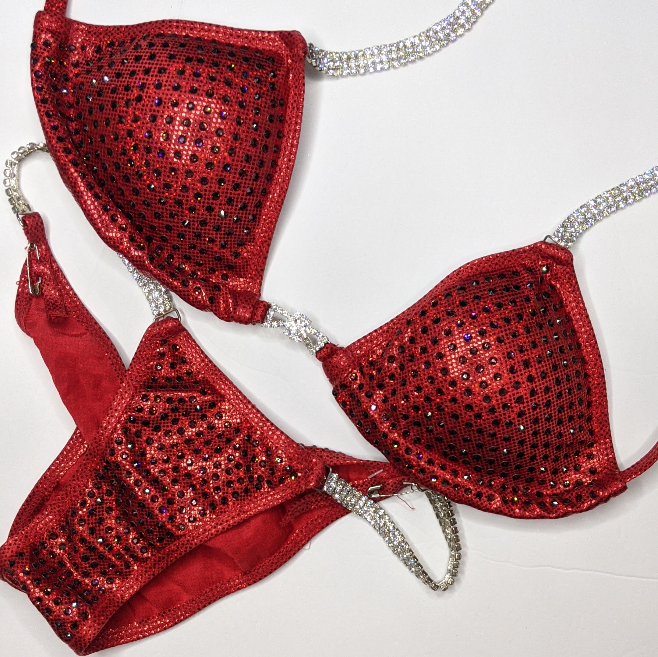 deep red bikini