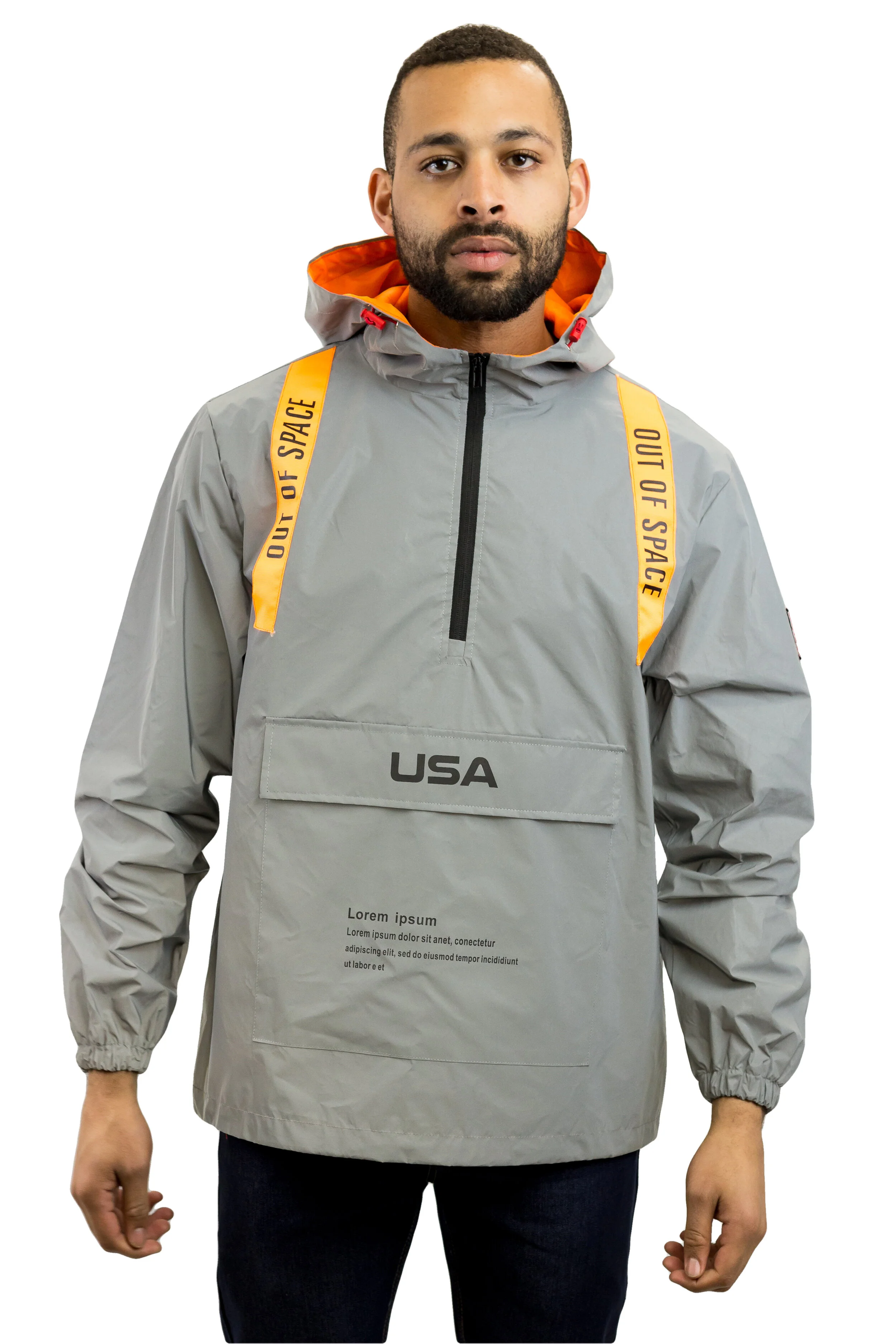 windbreaker reflective jacket