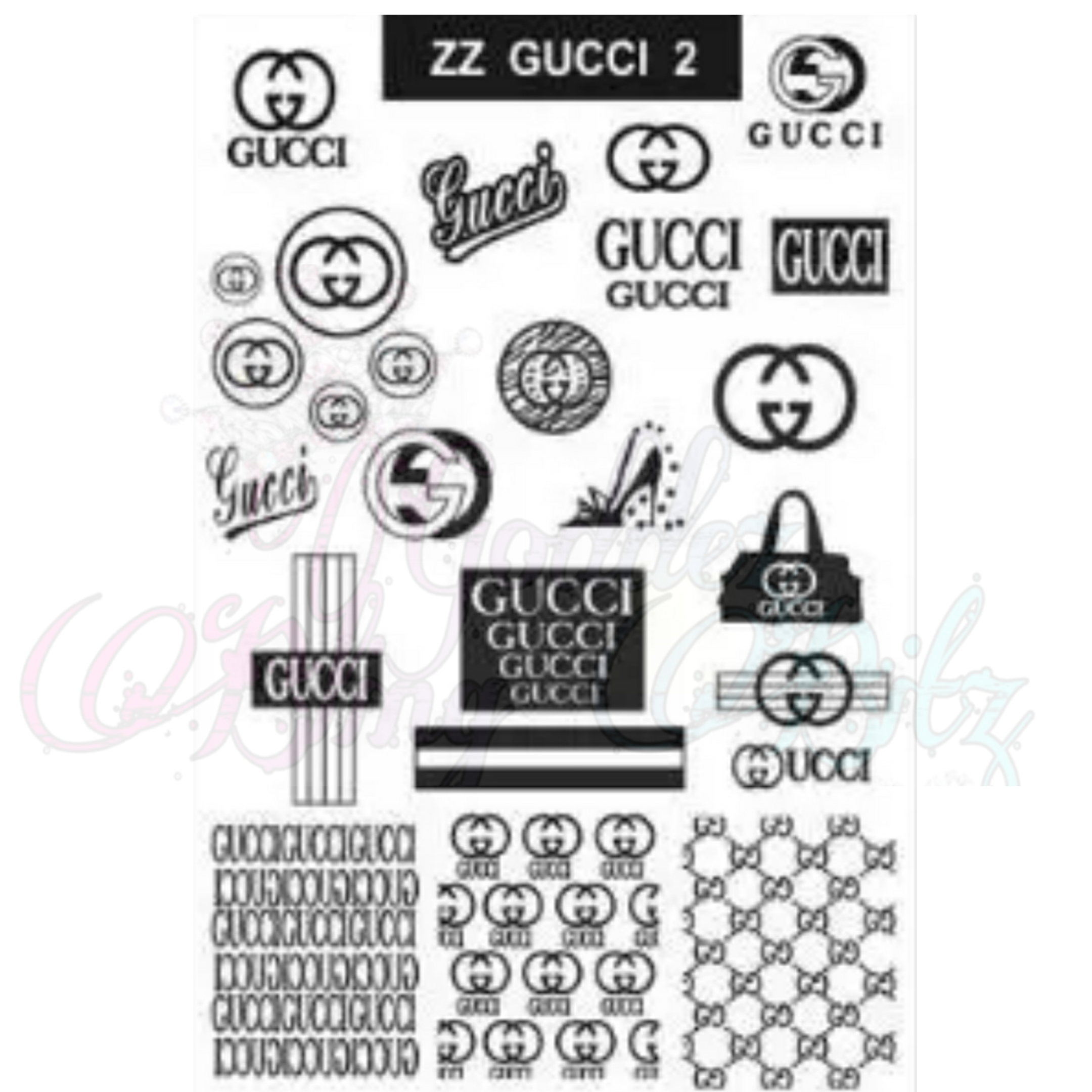 ZZ GUCCI 2 Stamping plate – Mundo de Unas