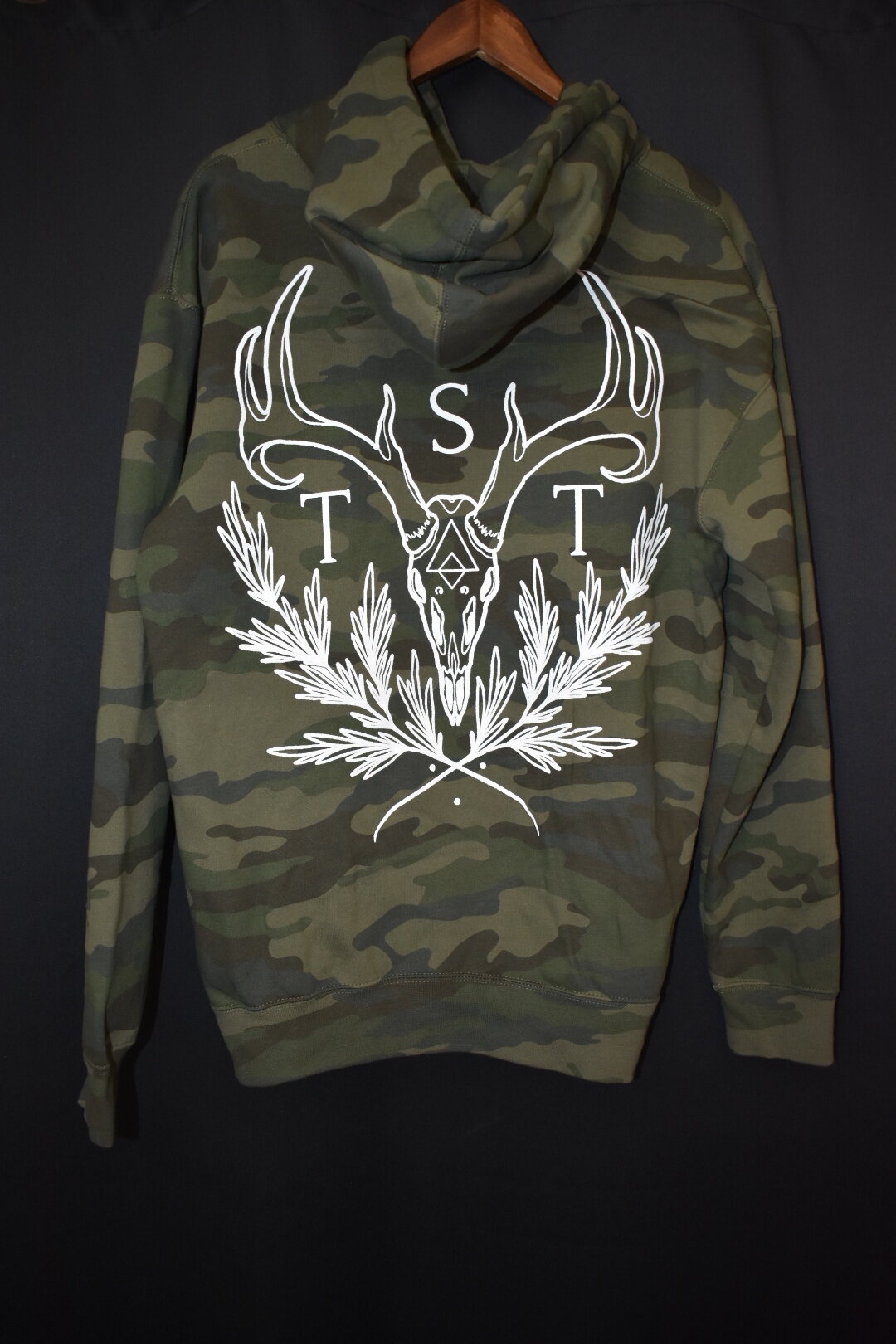 Personalized Louis Vuitton Camouflage Skull Hoodie - Tagotee