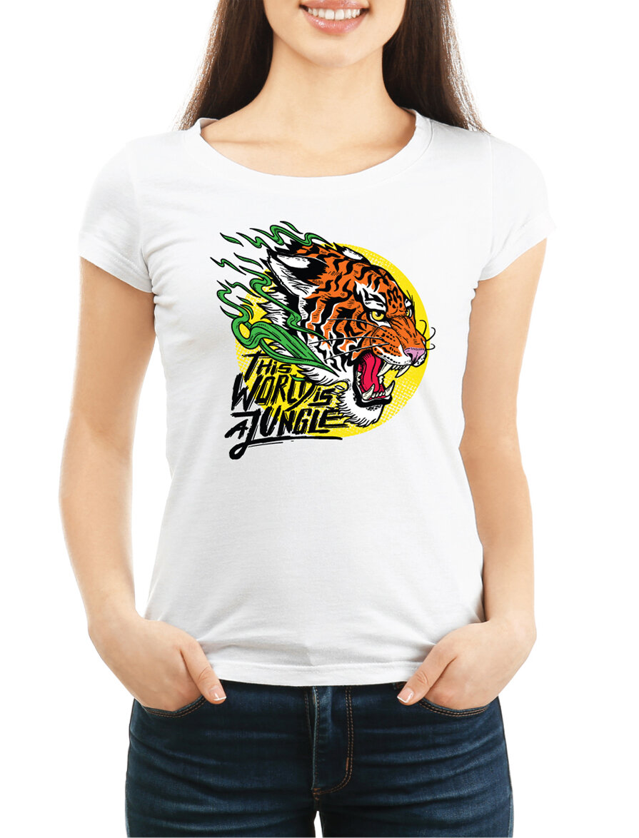 Jungle T-shirt woman — Lemoni cafe