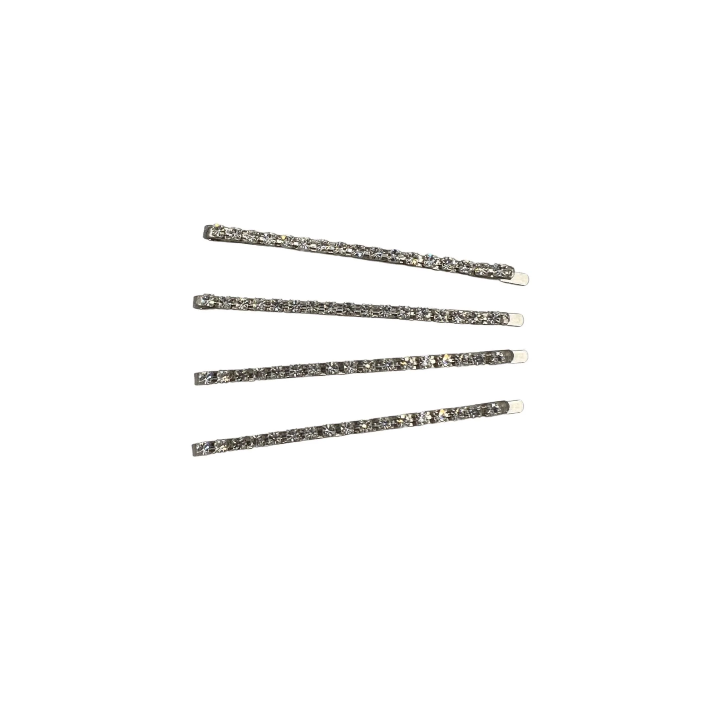 Rhinestone bobby pins bridal top