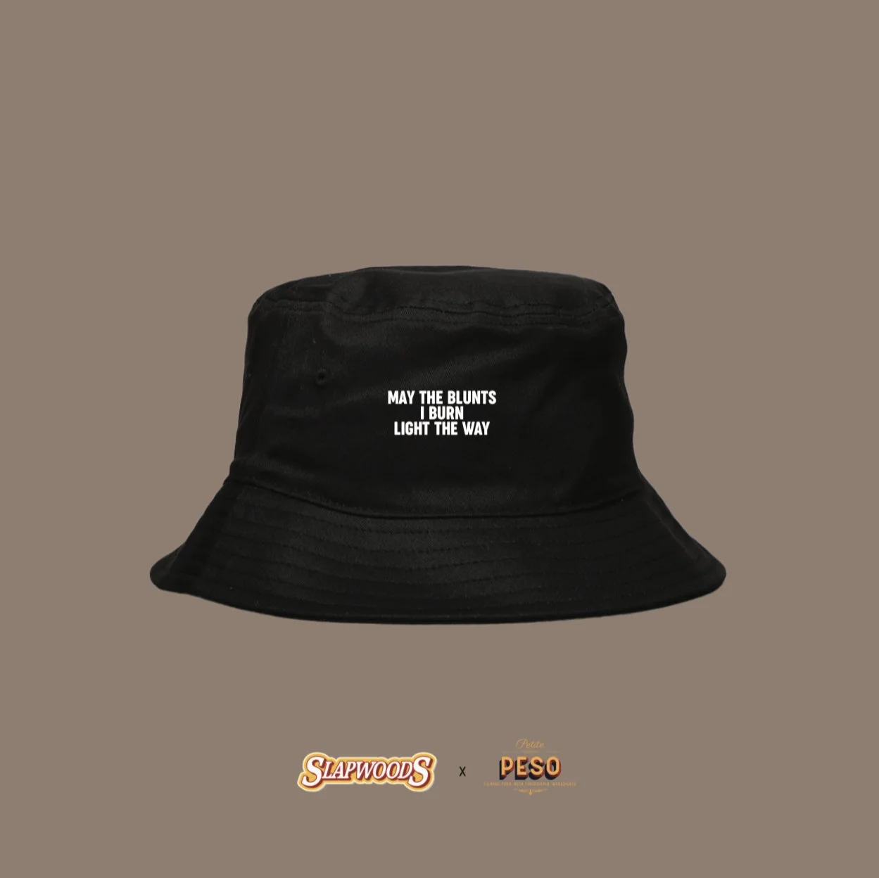 SLAPWOODS x PETITE PESO BUCKET HAT 